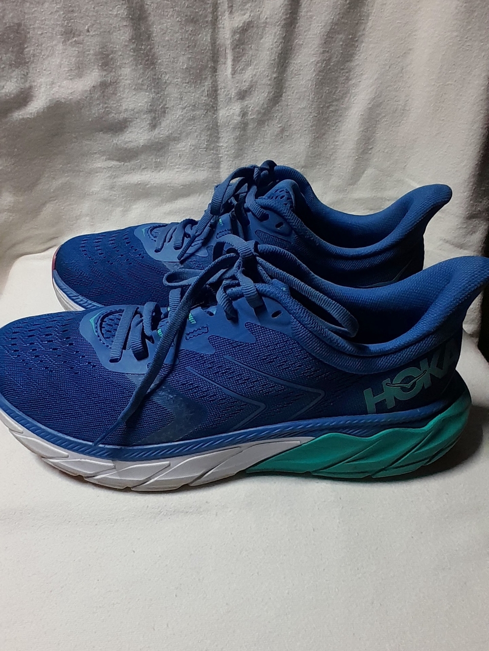 HOKA ONE W Arahi 5 Athletic Shoes Blue & Green US 9B